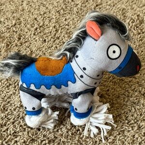 Rare BARK BOX Sir Charlie Horse Dog Toy - Nights of the Hound Table - Rope Toy